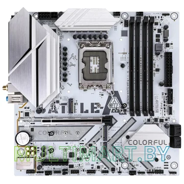 Материнская плата Colorful BATTLE-AX B760M-WHITE WIFI V20